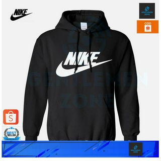 เสื้อกันหนาว เสื้อมีฮู้ดแขนยาว NIKE Jacket สวม มีกระเป๋าหน้า Freesize   อก 32-42" ยาว 26"