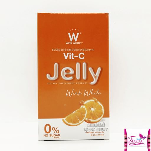 🔥ล้างสต็อก🔥 *หมดอายุ19/12/2022* W Wink White Collagen / Vit C jelly ผลิตภัณฑ์เสริมอาหาร ดับเบิ้ลยู ค
