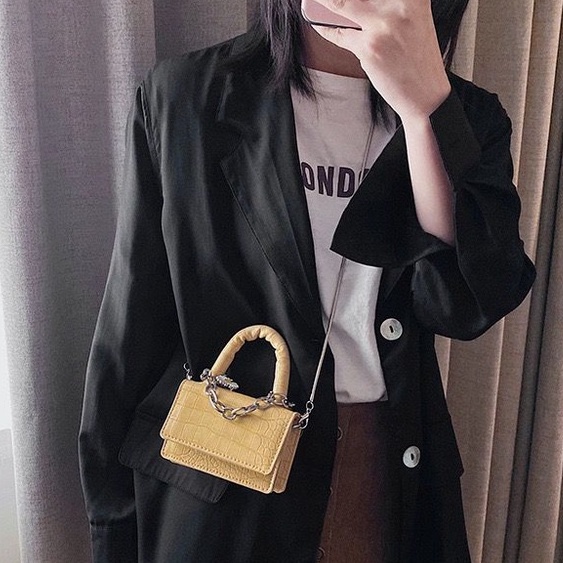 กระเป๋าไฮโซ. สะพายไหล่สำหรับสตรีทรง messengerสำหรับผู้หญิง - รูปที่ 4