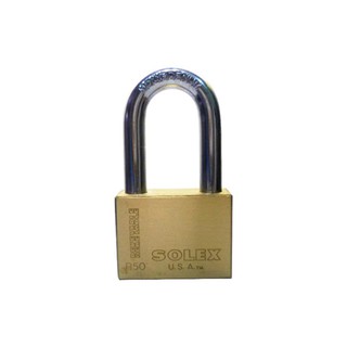 กุญแจลูกปืน SOLEX R50L-50 50 มม. SOLEX 50MM R50L-50 PB PADLOCK