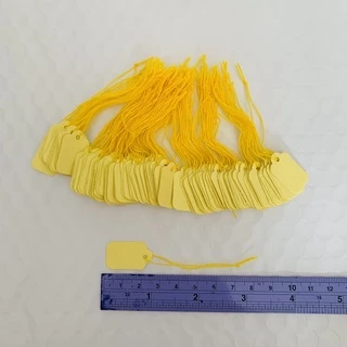Paper tag ป้ายราคาจิวเวลรี่ กระดาษป้ายราคา บรรจุขาย 100 ชิ้น/ห่อ มี 2 ขนาด และหลายสีให้เลือก