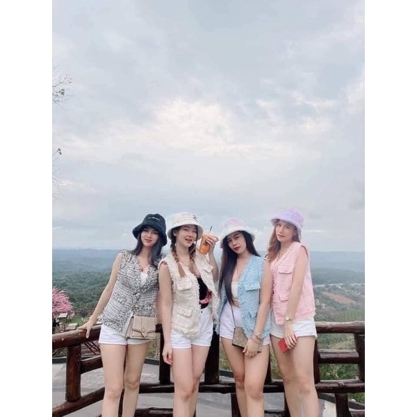 #เสื้อกั๊กผ้าทวิต #แฟชั่นผู้หญิง #เสื้อผ้าแฟชั่น #ทวิตซาร่า #BrandHELLO