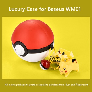 Baseus Encok Tws Wm01 เคสหูฟังซิลิโคนไร้สายลายการ์ตูน 3D