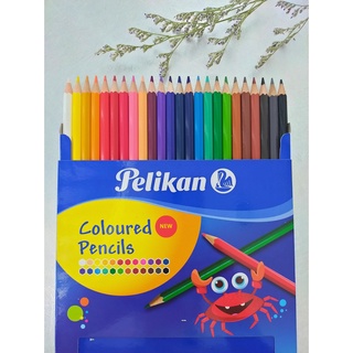 Pelikan สีไม้ยาว 24 สี