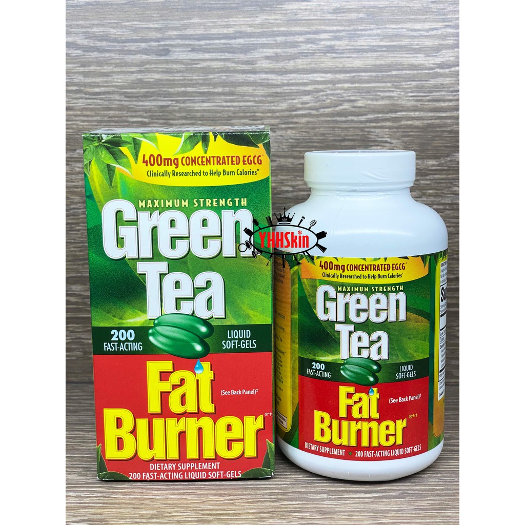 Green Tea Fat Burner 400mg Concentrated EGCG ( 200 เม็ด ) | Shopee Thailand