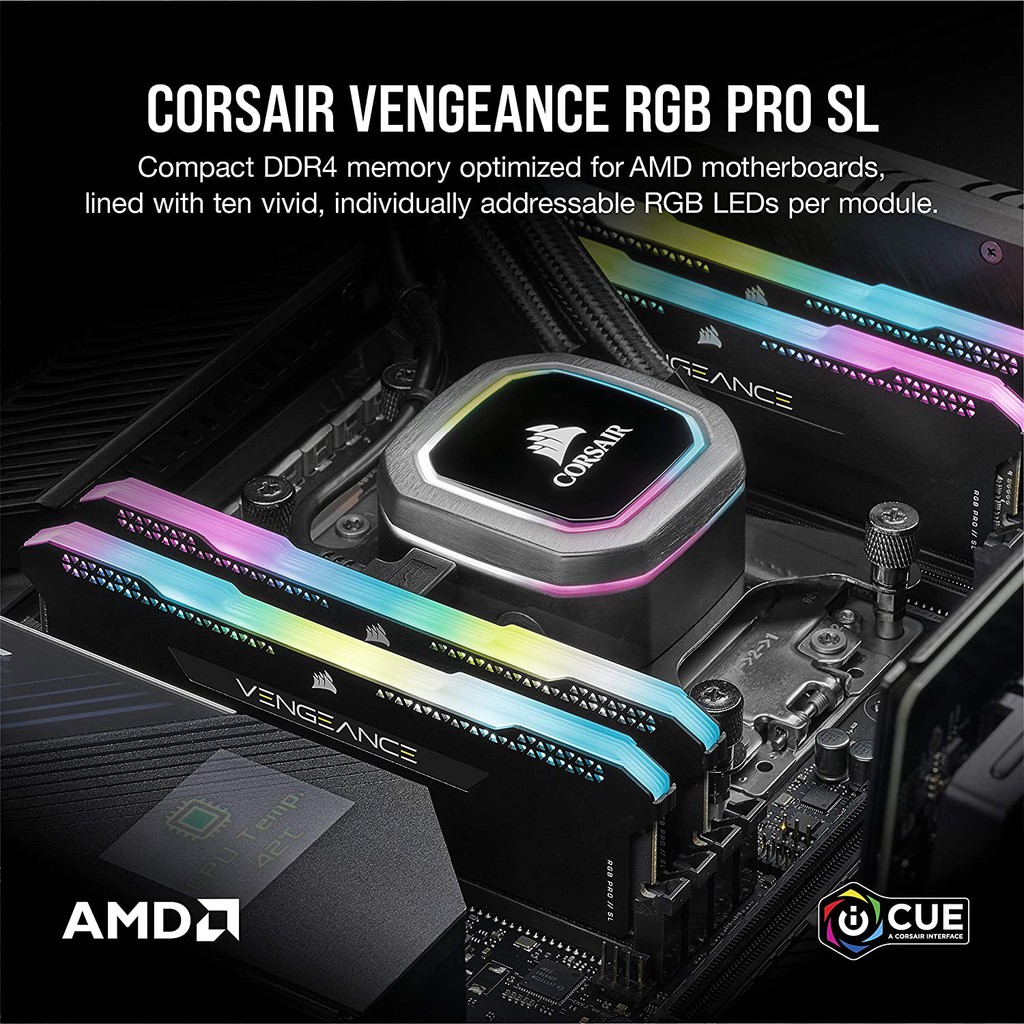 RAM 16GB 3200 16GB 3600 (8GB x 2) CORSAIR VENGEANCE RGB PRO DDR4 ( CMG16GX4M2E3200C16)(CMG16GX4M2D3600C18) #แรมพีซี | Shopee Thailand