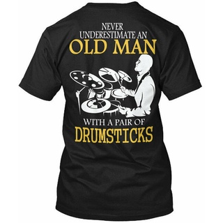 ผ้าฝ้ายคอกลมGILDAN เสื้อยืด พิมพ์ลาย Drummer Old Neer Underestimate An สไตล์คลาสสิก ไม่ซ้ําใคร สําหรับผู้ชาย 532190from