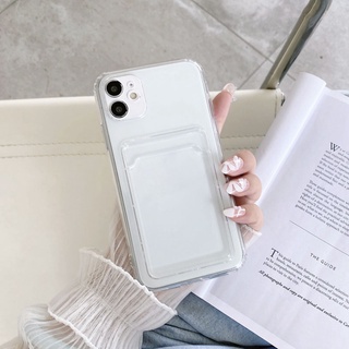 Clear Case Card Casing Samsung Galaxy A72 A52s A32 A22 A02 M02 A12 M12 M51 A42 A21s A31 M11 A11 A71 A51 A70 A50s A30s A20 Silicone Soft Case Protection Camera Full Coverage