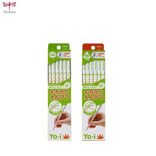 Tombow อุปกรณ์เครื่องเขียนดินสอ Yo - I Mochikata 2b Hex แกน / สามเหลี่ยมแกน 1dozen Choose จากญี่ปุ่น
