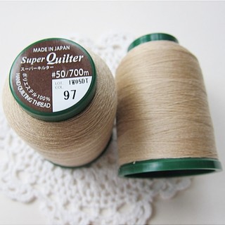 ด้ายควิลท์ Super Quilter Japan สีเบจ 700 m.