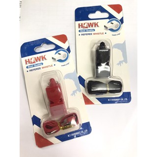 พร้อมส่ง!! นกหวีดพลาสติกปากเป่ามีซิลิโคนพร้อมสายคล้องคอ HAWK