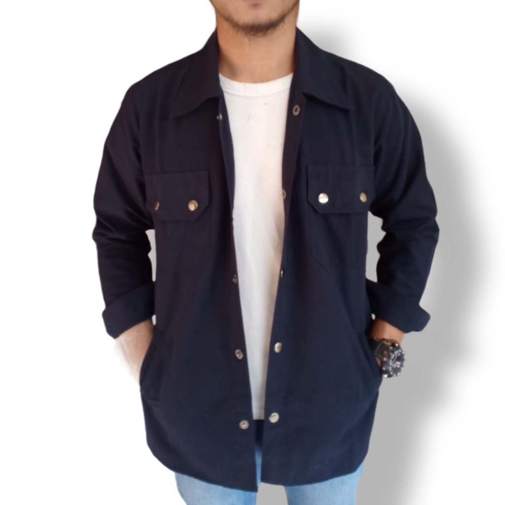 เสื้อแจ็คเก็ตผู้ชาย SEMI PARKA - เสื้อแจ็คเก็ต JUMBO SEMI PARKA - เสื้อแจ็คเก็ต SEMI PARKA SML XL XX
