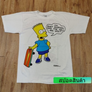 🌟พร้อมส่ง🌟THE SIMPSONS 1990 MOVIE CARTOON (animated sitcom) เสื้อลายการ์ตูนเดอะซิมป์สันส์