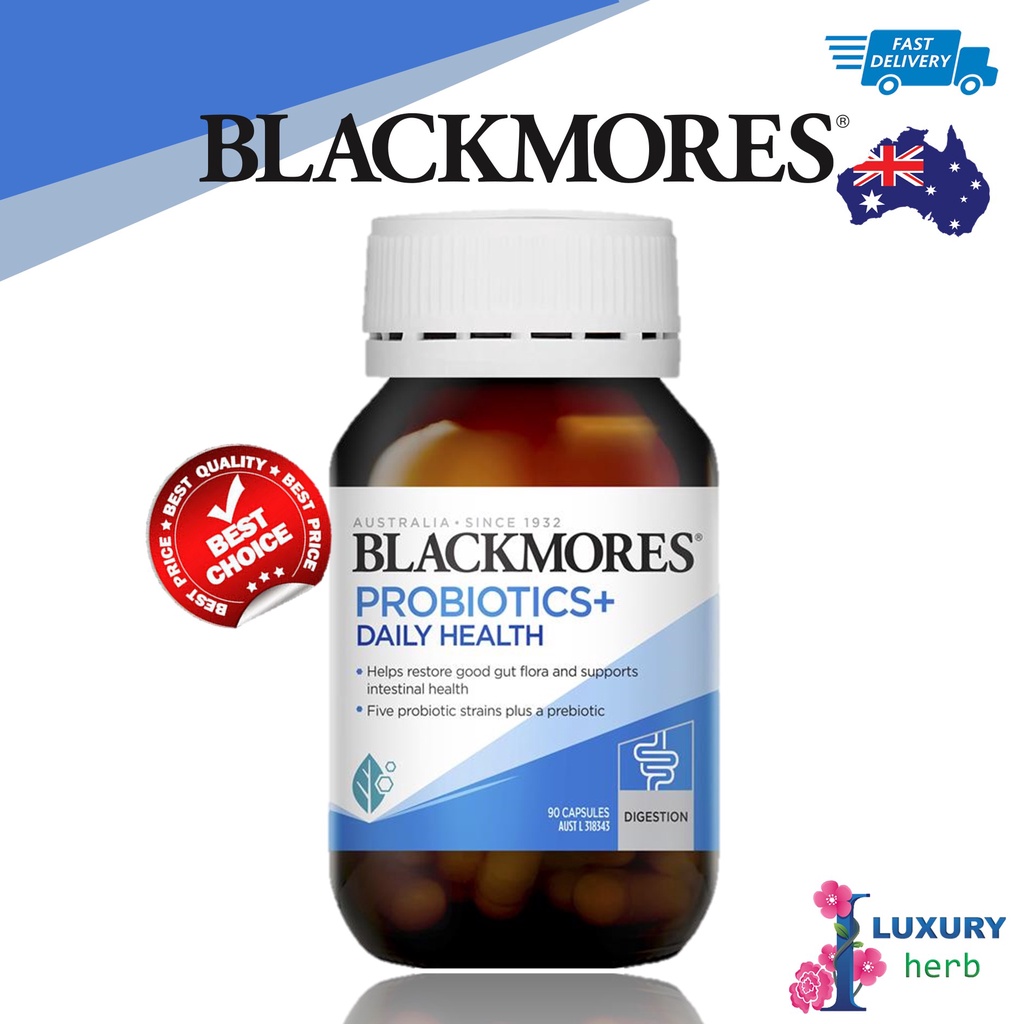 ปรับสมดุลทางเดินอาหาร Blackmores Probiotics+ Daily Health 30/90 Capsules