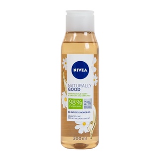 Nivea Naturally Good honeysuckle&amp; Organic Oil Enriched Shower gel 300ml