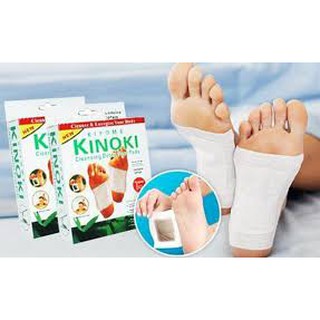 แผ่นแปะเท้าดูดสารพิษ Cleansing Detox Foot Pads Kinoki ช่วยขจัดสารพิษในร่างกาย