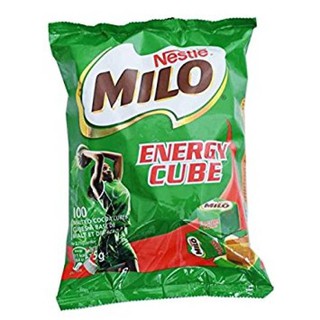 Milo Energy Cube ไมโลคิวป์ ไมโล ไมโลคิว ถูกที่สุด (1ห่อ มี 100 เม็ด)  อร่อยๆๆ