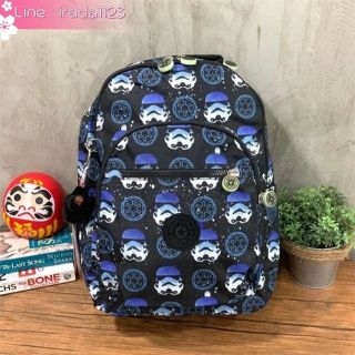 Kipling Seoul Go Star Wars Small Printed Backpack ของแท้ ราคาถูก