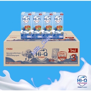 นมไฮคิว Hi-Q  สูตร​ 3 ยกลัง 36 กล่อง 180 ml. (หมดอายุ 08/01/2024)