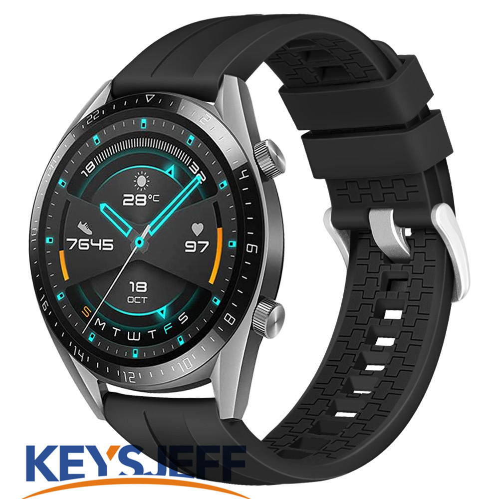 สายนาฬิกาข้อมือซิลิโคน 22 มม. ปลดเร็ว สําหรับ Samsung Galaxy Watch 46 มม. Huawei Watch GT 3 Samsung Gear S3 Classic Samsung S3 Frontier 71005