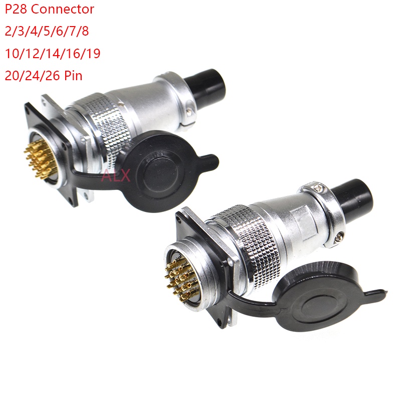 1Set WS28 P28 Aviation connector 2/3/4/5/7/8/10/12/16/17/20/24/26 Pin Connector aviation FEMale Plug