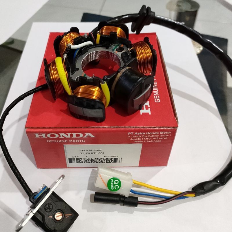 Spool stator Assy Honda Supra fit เก่า Supra fit ใหม่ Revo 110 legend 2 ori 31120-KTL-881