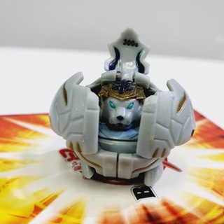 RARE AUTH BAKUGAN B1 300G Power DNA Grey Lionard Tiger Lion บาคุกัน แปลงร่าง ธาตุแสง เสือ Action Figure Transform Toy