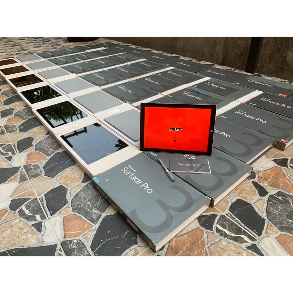 สภาพสวยยกกล่อง Tablet Microsoft  Surface Pro 3  มือสอง พร้อมปากกา สภาพสวย