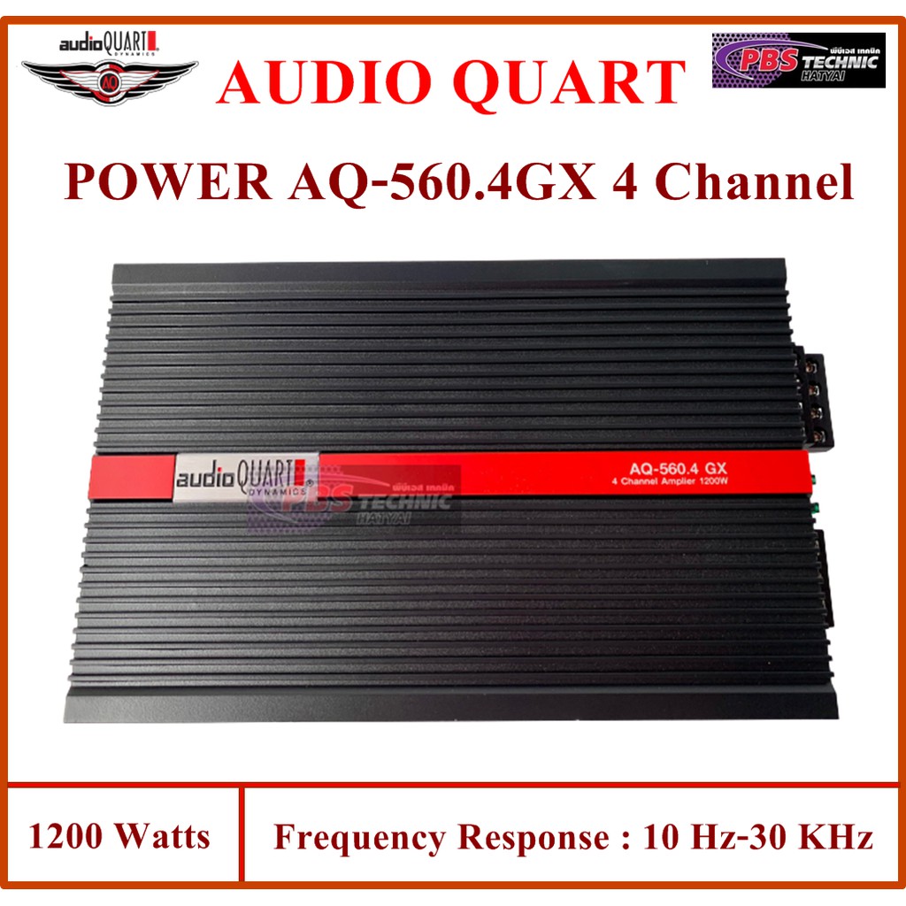 เพาเวอร์แอมป์ POWER Audio Quart AQ-560.4GX 4 Channel