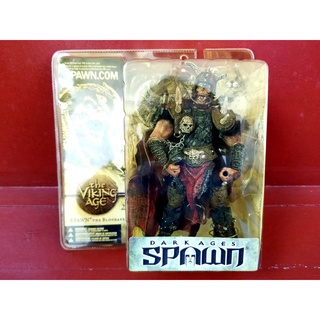 [SUPER RARE] McFARLANE 2002 SERIES 22 : DARK AGE SPAWN THE VIKING AGE : SPAWN THE BLOODAXE ของใหม่ ของแท้ 100%