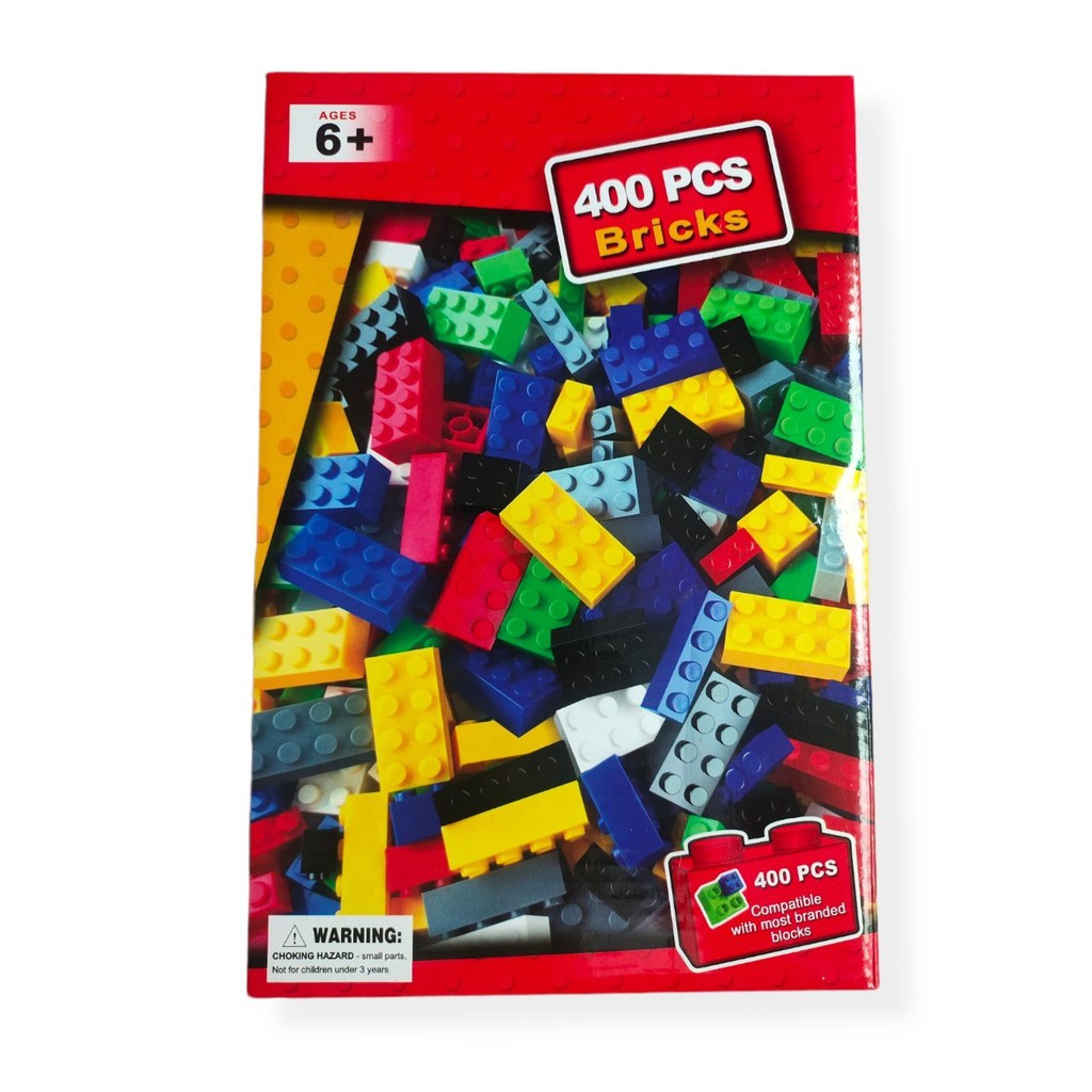 บล็อกตัวต่อ Bricks เลโก้ DIY LEGO BLOCK 400ชิ้น ส่งไว⚡⚡⚡