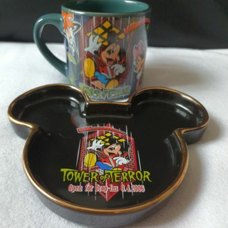 ชุดแก้ว Tokyo Disney Sea small mug Tower of Terror 2006 แก้วกาแฟ ถ้วยกาแฟ โตเกียวดิสนี่ย์ ลิขสิทธิ์แท้ญี่ปุ่น แก้วเล็ก