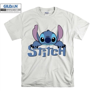 GILDAN เสื้อยืด พิมพ์ลาย Stitch วาฟเฟิลน่ารัก เหมาะกับของขวัญ สําหรับผู้ชาย และผู้หญิง