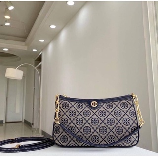 กระเป๋าสะพาย โทรี่ BURCH T MONOGRAM JACQUARD SHOULDER BAG Size26cm