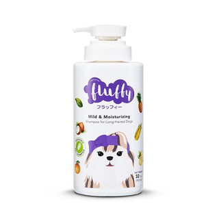 แชมพูสำหรับสุนัขขนยาว Natural Fluffy Mild &amp; Moisturizing Shampoo (950 ml.)