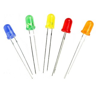 LED 5 MM หลอดสี 10 ชิ้น