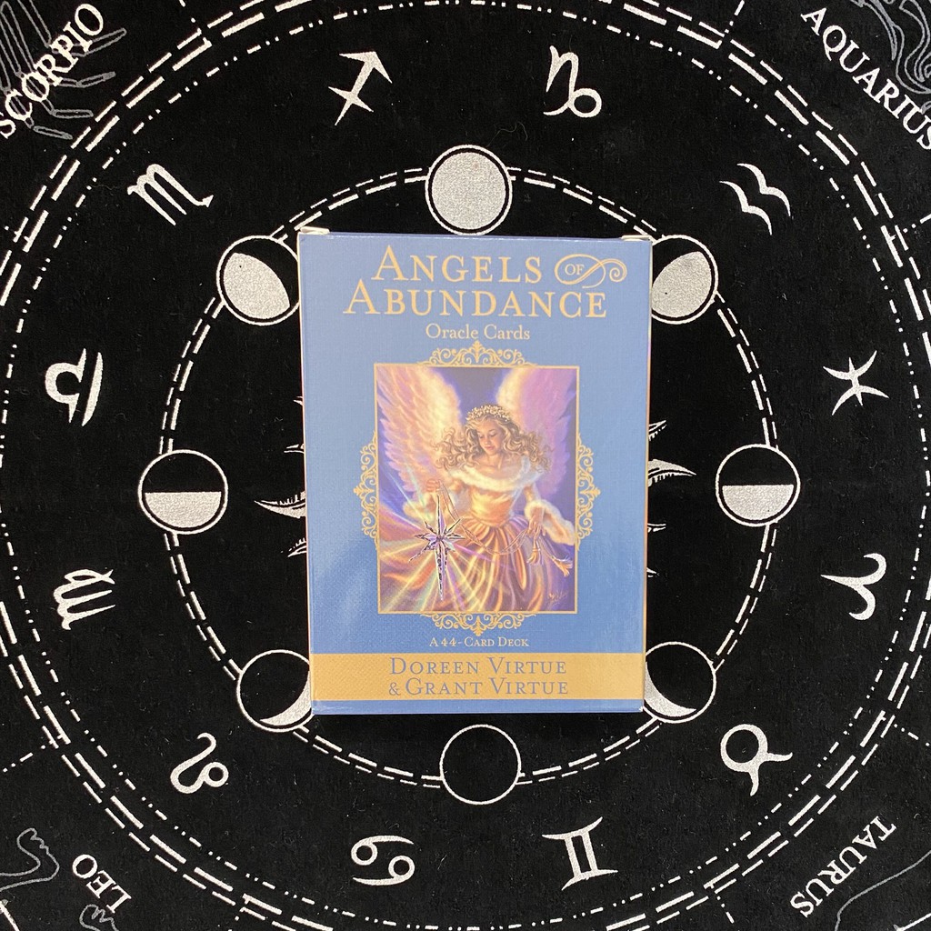 Angel Abundance Oracle Cards - ฟรีซองการ์ด + หนังสือคู่มือ(PDF) + เล็ก