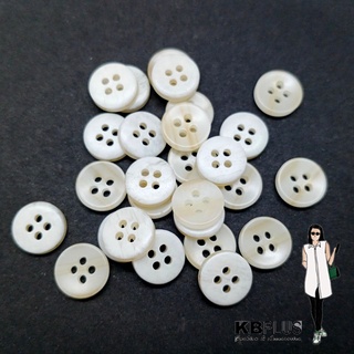 กระดุมลายกระ  10mm (25ชิ้น)   No.125020-614