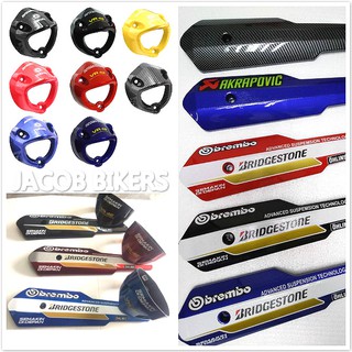 Yamaha.y15zr.muffler.ฝาครอบ +.ฝาปิดปลายท่อไอเสียผ้าคลุม