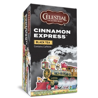 Celestial Seasonings Herbal Tea Cinnamon Express (USA Imported) เซเลสเทล ชาสมุนไพร ชินนามอน 1.9g x 20 ซอง