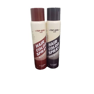 แท้ Dariya Top Girl Hair Spray 90 g. สเปรย์ปิดผมขาวชั่วคราว