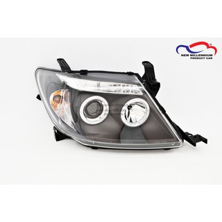 ไฟหน้า TOYOTA VIGO ปี 2004 PROJECTOR LED โคมดำ SONAR (1 คู่)