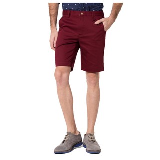 B&amp;B menswear &amp; Fashion กางเกงขาสั้น Chino (Maroon)