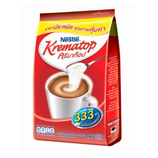 🔥สินค้าขายดี!! ครีมาท็อป ครีมเทียม 1000กรัม Krematop Coffee Creamer 1000g