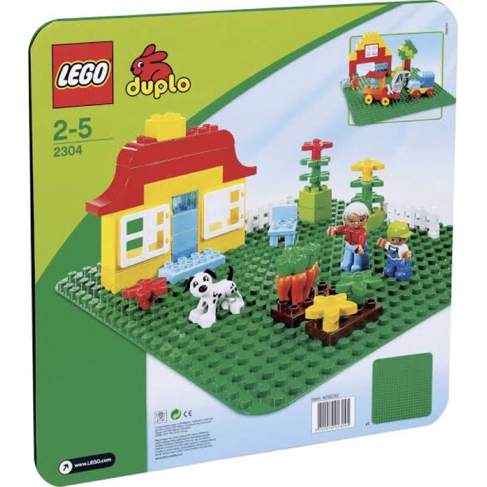 LEGO DUPLO 2304 Large Green Building Plate ของแท้ พร้อมส่ง!