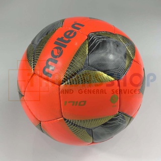 (ของแท้ 100%) ลูกบอล เบอร์5 ลูกฟุตบอล football molten F5A1710-O เบอร์5 ฟุตบอลหนังพียู/พีวีซี หนังเย็บคุณภาพดี