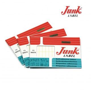 สติ๊กเกอร์ junk 1-18 ป้ายจั้ง ป้ายราคา