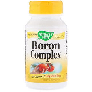 Natures Way, Boron Complex, 3 mg, 100 Capsules