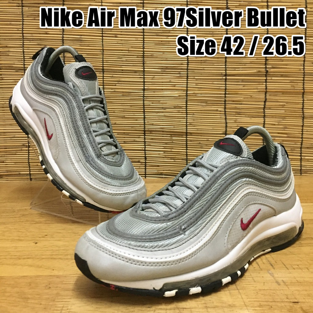 Nike Air Max 97 Silver Bullet รองเท้าผ้าใบมือสอง