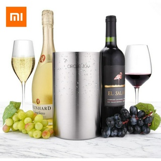 Xiaomi Circle Joy Stainless Steel Double Ice Bucket ถังน้ำแข็งแบบสเตนเลสคู่ ขนาดเล็กที่มีประสิทธิภาพ